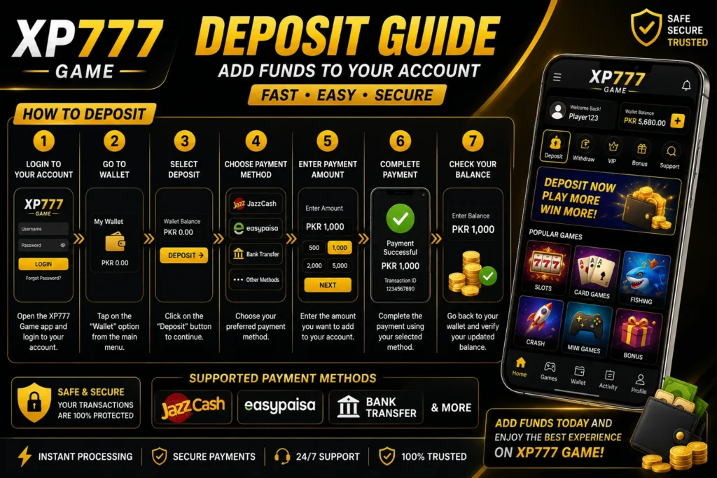 XP777 Game Deposit Guide